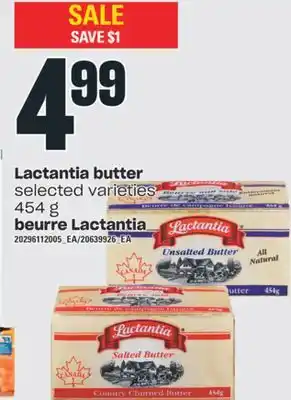 Valu-mart Beurre lactantia, 454 g offer