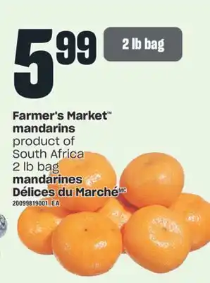 Valu-mart Mandarines délices du marché, 2 lb offer