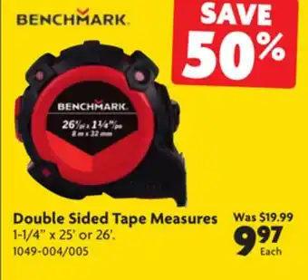 Home Hardware Double sided tape measures offer