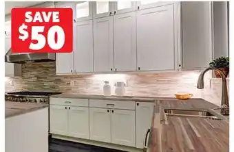 Home Hardware Acacia wood countertop offer