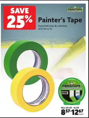 Home Hardware Painter's tape offer
