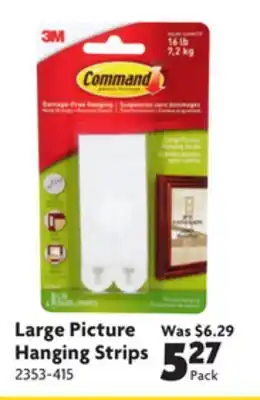 Home Hardware Large picture hanging strips offer