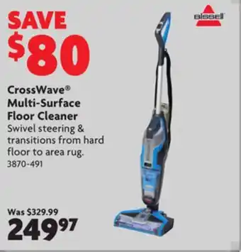 Home Hardware Crosswave multi surface floor cleaner offer