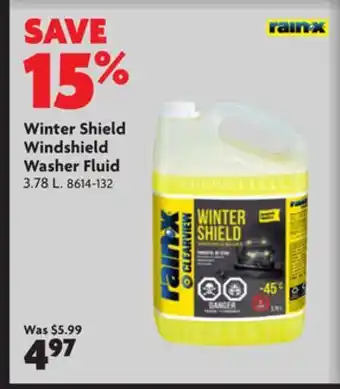 Home Hardware Winter shield windshield washer fluid offer