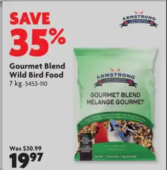 Home Hardware Gourmet blend wild bird food offer