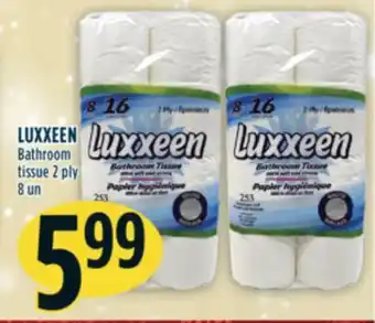 Marché Adonis Luxxeen bathroom tissue 2 ply offer