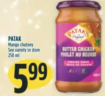 Marché Adonis Patak mango chutney offer