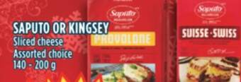 Marché Adonis Saputo or kingsey sliced cheese offer