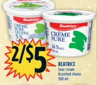 Marché Adonis Beatrice sour cream offer