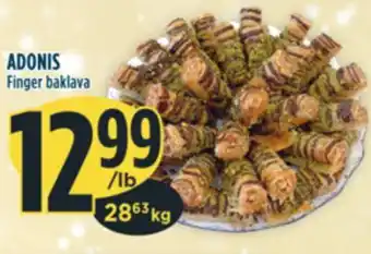 Marché Adonis Adonis finger baklava offer