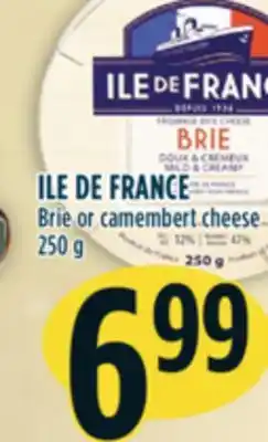 Marché Adonis Ile de france brie or camembert cheese offer