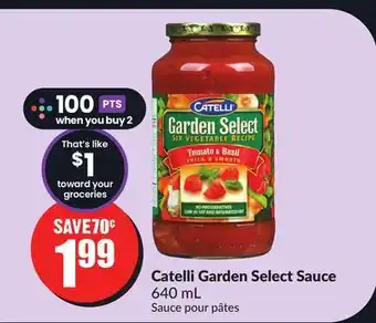 FreshCo Catelli garden select sauce 640 ml offer