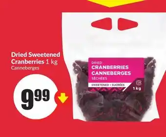 FreshCo Dried sweetened cranberries 1 kg offer