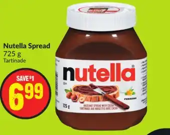FreshCo Nutella spread 725 g offer
