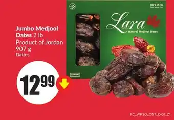 FreshCo Jumbo medjool dates 2 lb product of jordan 907 g offer