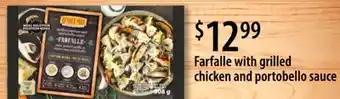FreshCo Farfalle with grilled chicken and portobello sauce offer