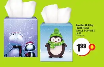FreshCo Scotties holiday facial tissue offer