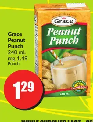 FreshCo Grace peanut punch 240 ml offer
