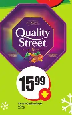 Chalo FreshCo Nestlé quality street 650 g offer