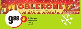 Chalo FreshCo Toblerone chocolate 360 g offer