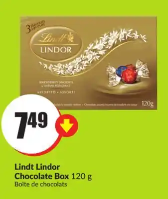 Chalo FreshCo Lindt lindor chocolate box 120 g offer
