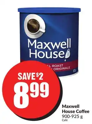 Chalo FreshCo Maxwell house coffee 900-925 g offer