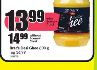 Chalo FreshCo Brar's desi ghee 800 g offer
