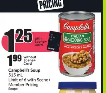 Chalo FreshCo Campbell's soup 515 ml offer