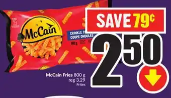 Chalo FreshCo Mccain fries 800 g offer