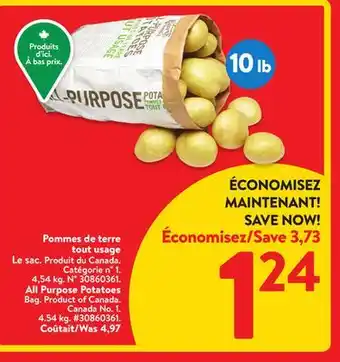 Walmart All purpose potatoes offer