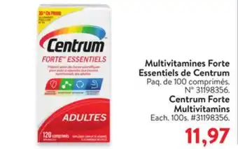 Walmart Centrum forte multivitamins offer