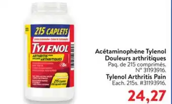 Walmart Tylenol arthritis pain offer