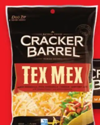 Walmart Cracker barrel cheese block 400 g or shreds 320 g offer