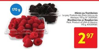Walmart Blackberries or raspberries offer