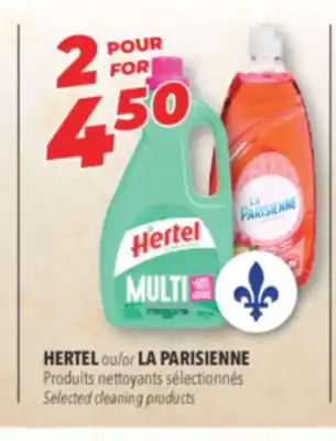 Familiprix Hertel or la parisienne selected cleaning products offer