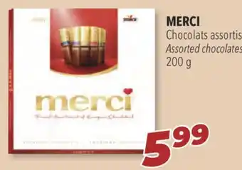 Familiprix Merci assorted chocolates offer