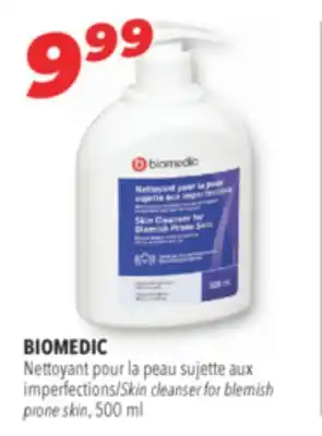 Familiprix Biomedic skin cleanser for blemish prone skin offer