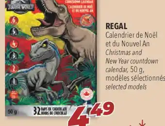 Familiprix Regal christmas and new year countdown calendar offer