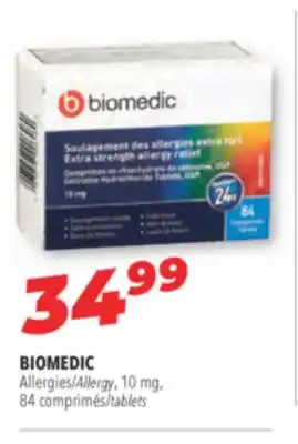 Familiprix Biomedic allergy offer