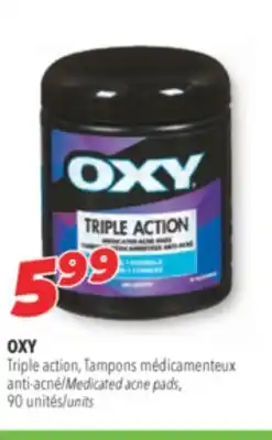 Familiprix Oxy triple action, medicated acne pads offer