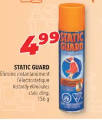 Familiprix Static guard instantly eliminates static cling offer