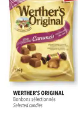 Familiprix Werther's original selected candies offer