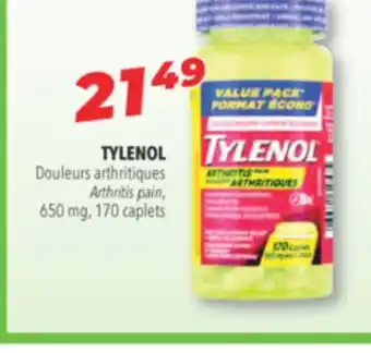 Familiprix Tylenol arthritis pain 650 mg offer