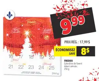 Familiprix Freddo advent calendar offer