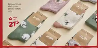 Familiprix Style selected women's socks offer