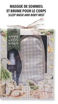 Familiprix Sleep mask and body mist offer