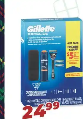 Familiprix Gillette kits for men offer