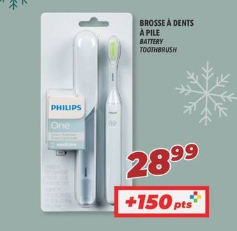 Familiprix Philips battery toothbrush offer