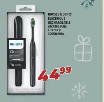 Familiprix Philips rechargeable electrical toothbrush offer