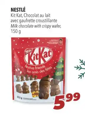 Familiprix Nestle kit kat, milk chocolate with crispy wafer offer